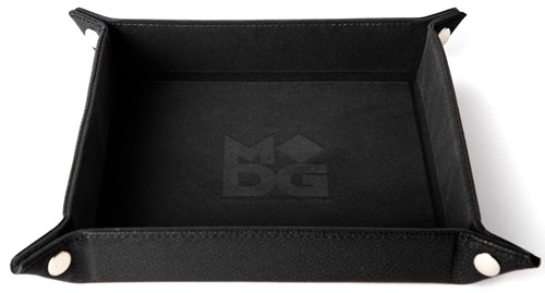 MET533 Fold Up Velvet Dice Tray: Black published by Metallic Dice Games