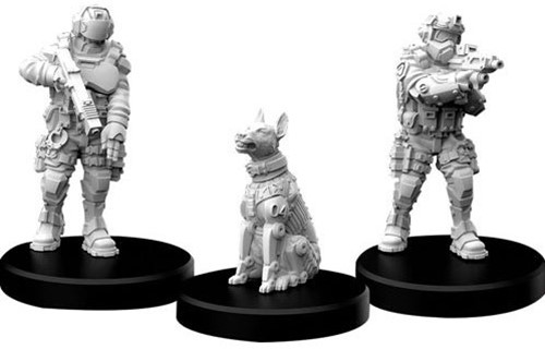2!MFC33006 Cyberpunk Red Miniatures: Lawmen B published by Monster Fight Club