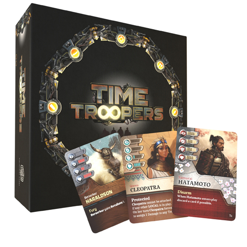 2!MLGTMT001 Time Troopers Card Game published by Molinarius Games