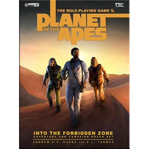 MPPPAPES04 Planet Of The Apes RPG: Into the Forbidden Zone published by Magnetic Press Play