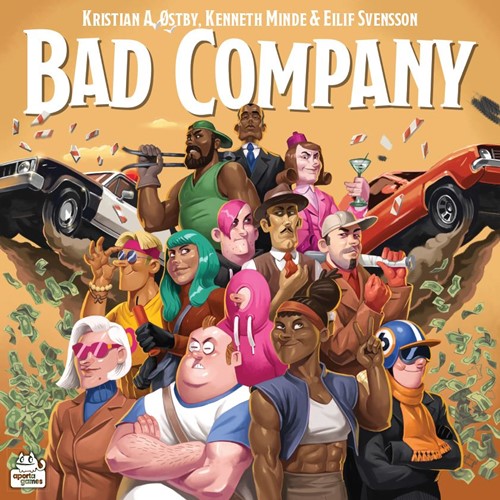 MTGAPOBAD001022 Bad Company Board Game published by Aporta Games