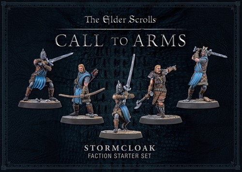 MUH052031 Elder Scrolls Miniatures Game: Call To Arms Core: Stormcloak Faction Starter Set published by Modiphius