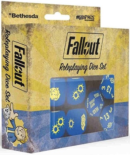 MUH052194 Fallout RPG: Dice Set published by Modiphius