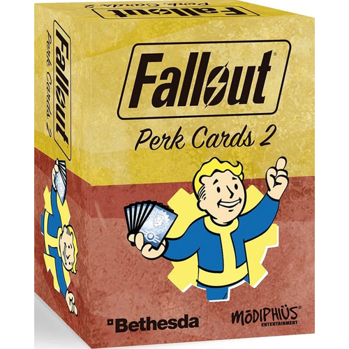 1!MUH0580249 Fallout RPG: Perk Cards 2 published by Modiphius