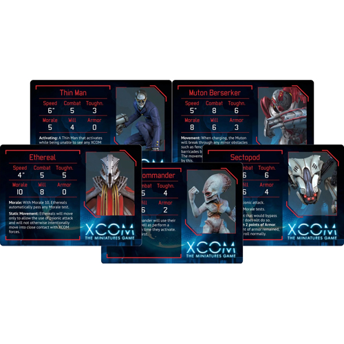 2!MUH084V066 XCOM: The Miniatures Game: Card Pack published by Modiphius