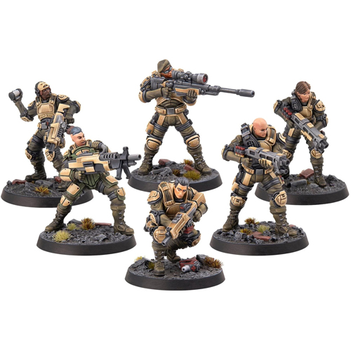 2!MUH084V069 XCOM: The Miniatures Game - Operatives 1 (Plastic) published by Modiphius