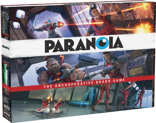 2!MUH087001 Paranoia: The Uncooperative Board Game published by Modiphius