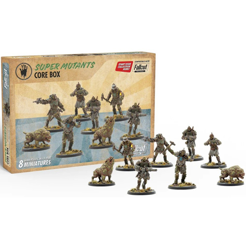 2!MUH10711 Fallout Factions Miniatures Game: Super Mutants Core Box published by Modiphius
