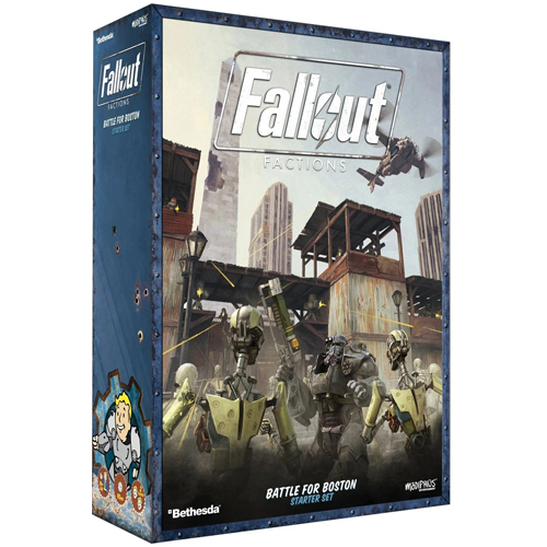 2!MUH107224 Fallout Factions Miniatures Game: Battle For Boston Starter Set published by Modiphius