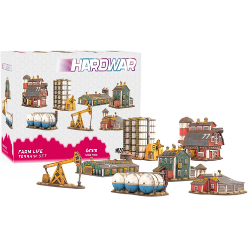 MUH1680114 HardWar Miniatures Game: Farm Life Terrain Set published by Modiphius