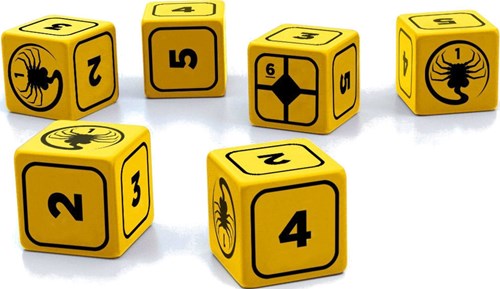 MUHFLFALE005 Alien RPG: Stress Dice Set published by Free League Publishing