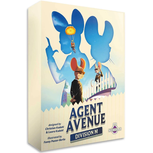 2!NERAADM01 Agent Avenue Card Game: Division M Expansion published by Nerdlab