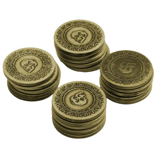 2!NPGCOINS20 Lying Pirates Board Game: Metal Coins published by Nordic Pirates