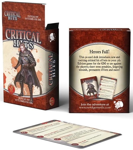 NRG1001 Dungeons And Dragons RPG: Game Master's Toolbox: Critical Hit Deck For GM's published by Nord Games