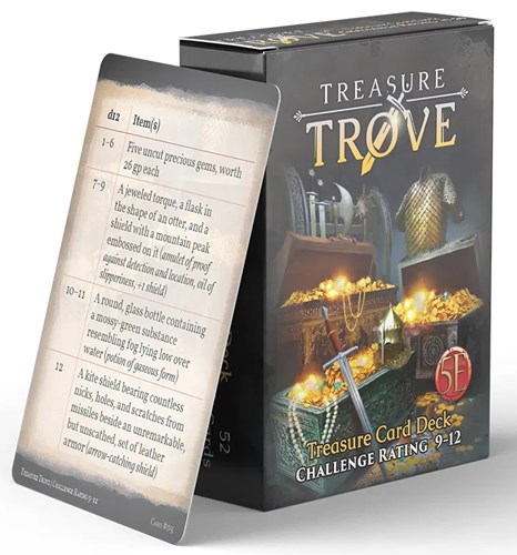 Dungeons And Dragons RPG: Treasure Trove Challenge Rating 9 to 12 Deck