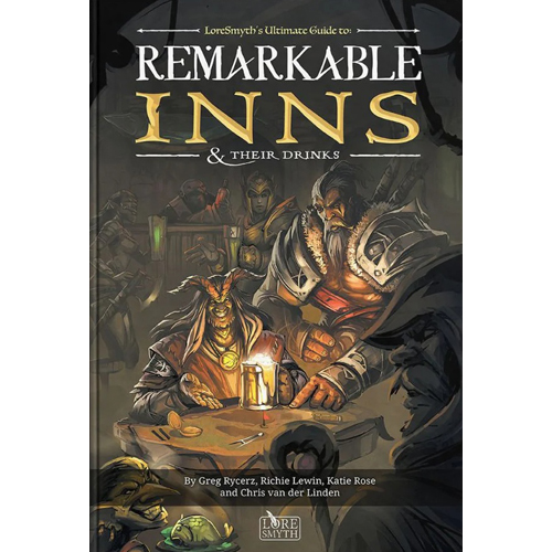 3!NRGLSR001 Remarkable Inns And Their Drinks Hardcover published by Nord Games