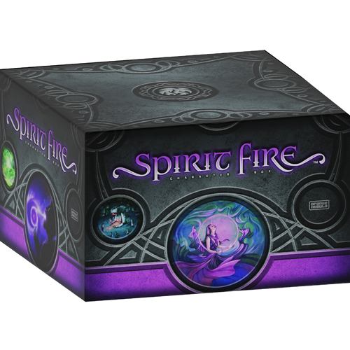 ONB030005 Spirit Fire Board Game: Character Box Transmutation (Purple) published by Orange Nebula