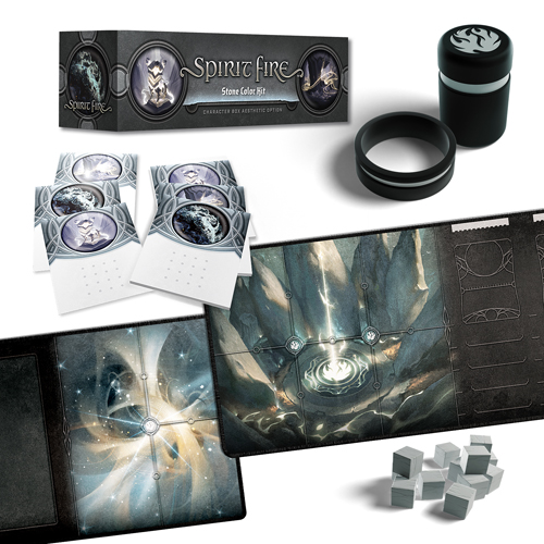 ONB0370 Spirit Fire Board Game: Color Kit - Stone published by Orange Nebula