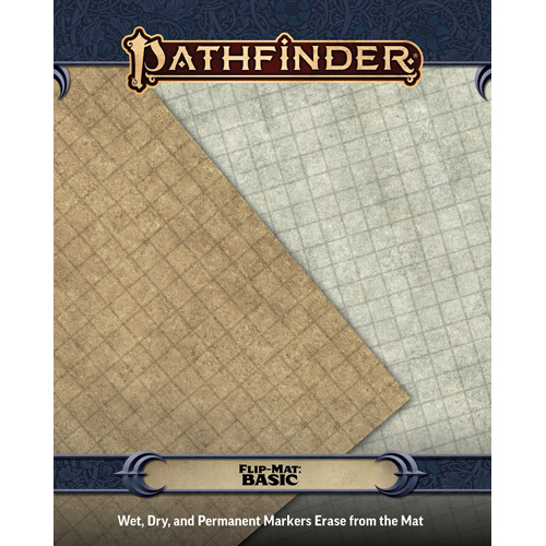 2!PAI11002FM Pathfinder RPG Flip-Mat: Basic published by Paizo Publishing