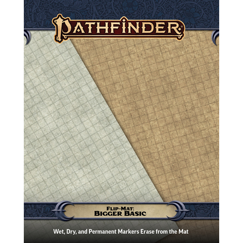 2!PAI11003FM Pathfinder RPG Flip-Mat: Bigger Basic published by Paizo Publishing