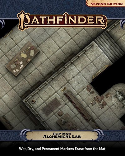 2!PAI11025FM Pathfinder Flip-Mat: Alchemical Lab published by Paizo Publishing