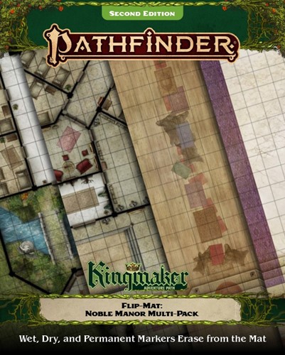 PAI2029 Pathfinder RPG: Flip-Mat: Kingmaker Adventure Path Noble Manor Multi-Pack published by Paizo Publishing