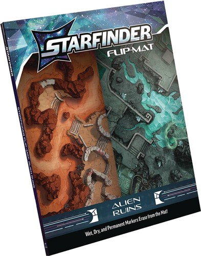PAI21004FM Starfinder RPG: Flip-Mat Alien Ruins published by Paizo Publishing