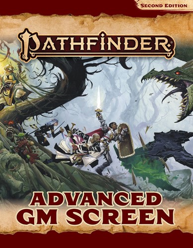 PAI2208 Pathfinder RPG 2nd Edition: Advanced GM Screen published by Paizo Publishing