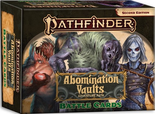 PAI2232 Pathfinder RPG 2nd Edition: Abomination Vaults Battle Cards published by Paizo Publishing