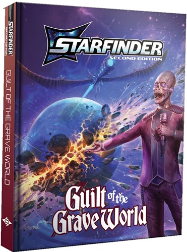 PAI24006HC Starfinder RPG 2nd Edition: Guilt Of The Grave World Adventure Path published by Paizo Publishing