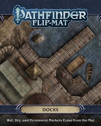 PAI30096 Pathfinder RPG Flip-Mat Multi-Pack: Docks published by Paizo Publishing