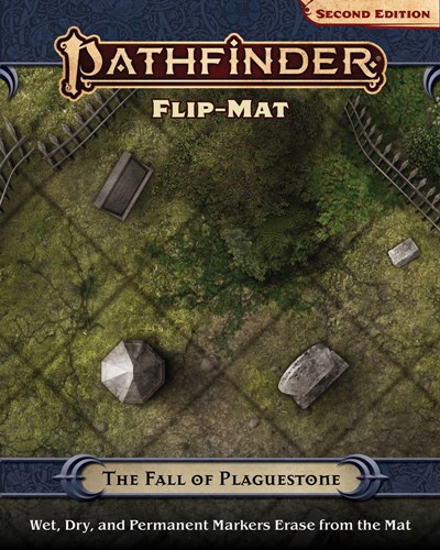PAI30100 Pathfinder RPG Flip-Mat The Fall Of Plaguestone published by Paizo Publishing