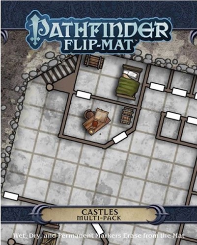 PAI30104 Pathfinder RPG Flip-Mat Multi-Pack: Castles published by Paizo Publishing