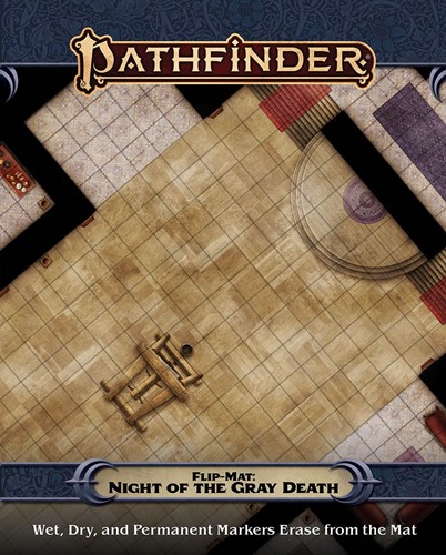 PAI30115 Pathfinder RPG Flip-Mat Night Of The Gray Death published by Paizo Publishing