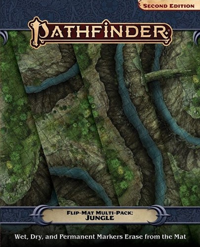 PAI30116 Pathfinder RPG Flip-Mat Jungle Multi-Pack published by Paizo Publishing