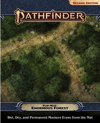 PAI30118 Pathfinder RPG Flip-Mat Enormous Forest published by Paizo Publishing