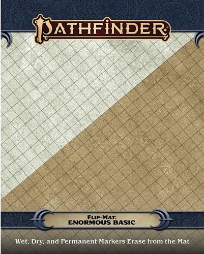 PAI30119 Pathfinder RPG Flip-Mat Enormous Basic published by Paizo Publishing