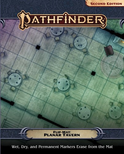 PAI30124 Pathfinder RPG Flip-Mat: Planar Tavern published by Paizo Publishing