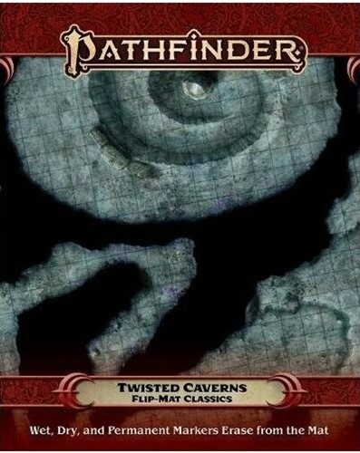 PAI31034 Pathfinder RPG Flip-Mat Classics: Twisted Caverns published by Paizo Publishing