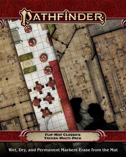 PAI31037 Pathfinder RPG Flip-Mat Classics: Tavern Multi-Pack published by Paizo Publishing