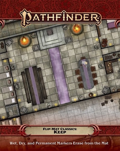 PAI31038 Pathfinder RPG Flip-Mat Classics: Keep published by Paizo Publishing