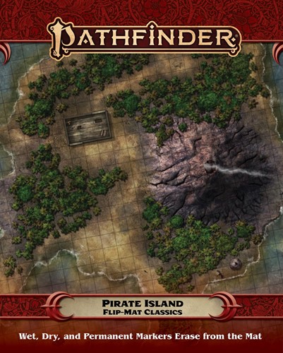 PAI31041 Pathfinder RPG Flip-Mat Classics: Pirate Island published by Paizo Publishing