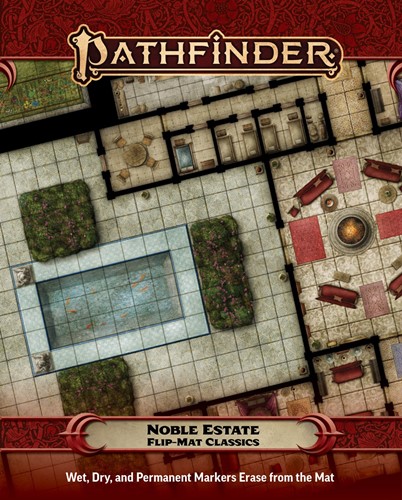 PAI31043 Pathfinder RPG Flip-Mat Classics: Noble Estate published by Paizo Publishing