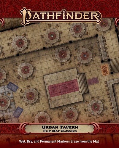 PAI31044 Pathfinder RPG Flip-Mat Classics: Urban Tavern published by Paizo Publishing