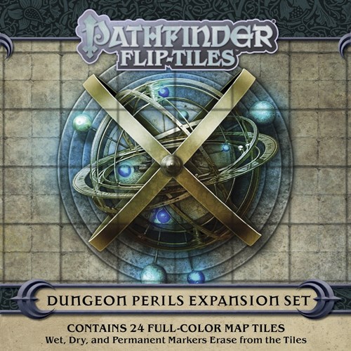 PAI4074 Pathfinder RPG Flip-Tiles: Dungeon Perils Expansion published by Paizo Publishing