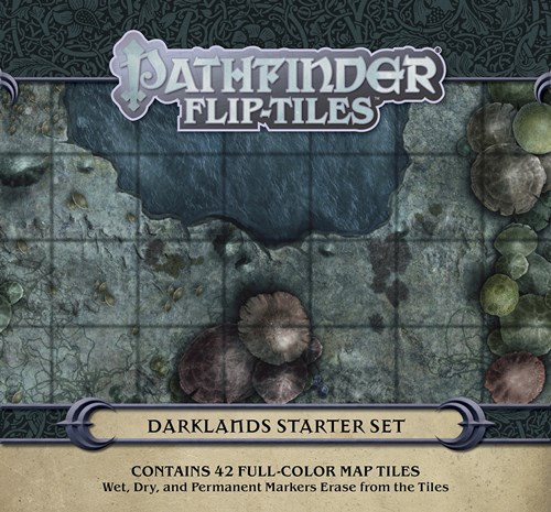 PAI4082 Pathfinder RPG Flip-Tiles: Darklands Starter Set published by Paizo Publishing