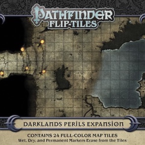 PAI4083 Pathfinder RPG Flip-Tiles: Darklands Perils Expansion published by Paizo Publishing