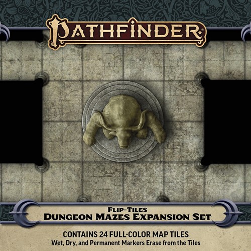 PAI4084 Pathfinder RPG Flip-Tiles: Dungeon Mazes Expansion published by Paizo Publishing