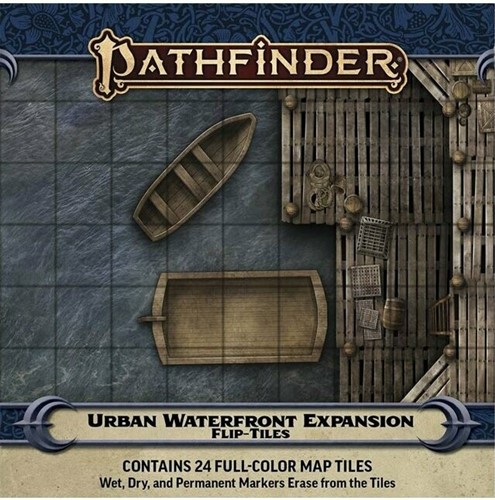PAI4090 Pathfinder RPG Flip-Tiles: Urban Waterfront Expansion published by Paizo Publishing