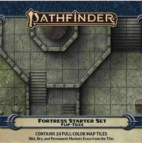 PAI4091 Pathfinder RPG Flip-Tiles: Fortress Starter Set published by Paizo Publishing